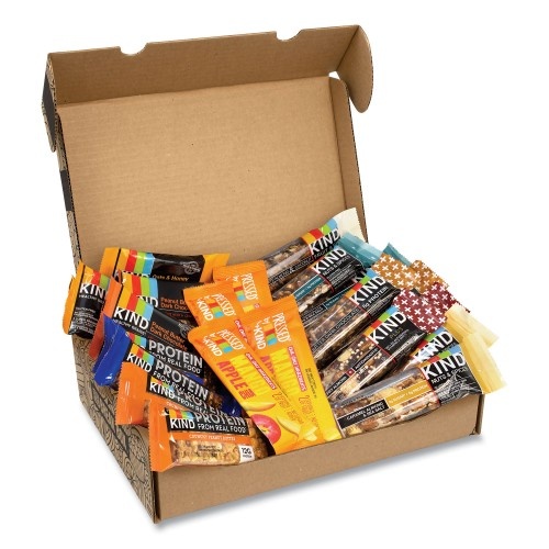Kind Favorites Snack Box - Assorted Variety of Kind Bars, 2.5 Lb Box, 22 Bars/Box