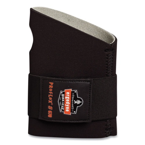 Ergodyne Proflex 670 Ambidextrous Single Strap Wrist Support, Medium, Fits Left/Right Hand, Black