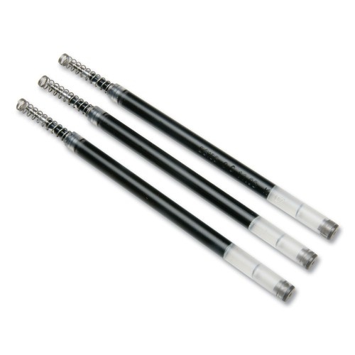 AbilityOne 751001 Skilcraft Vista Gel Ink Pen Refill, Bold Conical Tip, Black Ink, 3/Pack