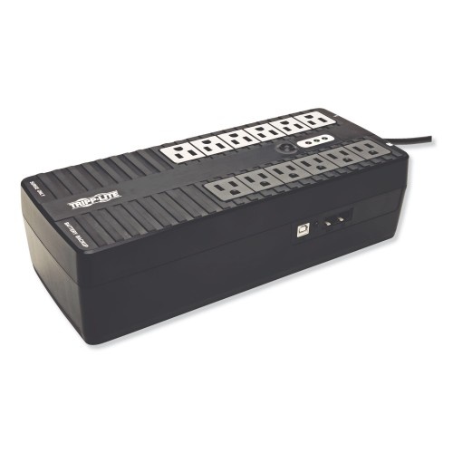 Tripp Lite Internet Office Ultra-Compact Desktop Standby UPS, 12 Outlets, 750 VA, 420 J