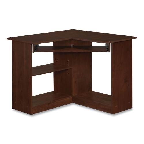 Easy 2 Go Corner Desk, 35.38" x 35.38" x 28.88", Resort Cherry