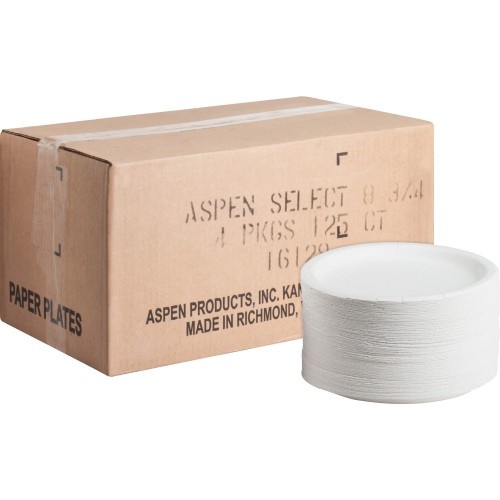 Ajm Dinnerware Paper Plates - Durable, Grease-Resistant, and Disposable