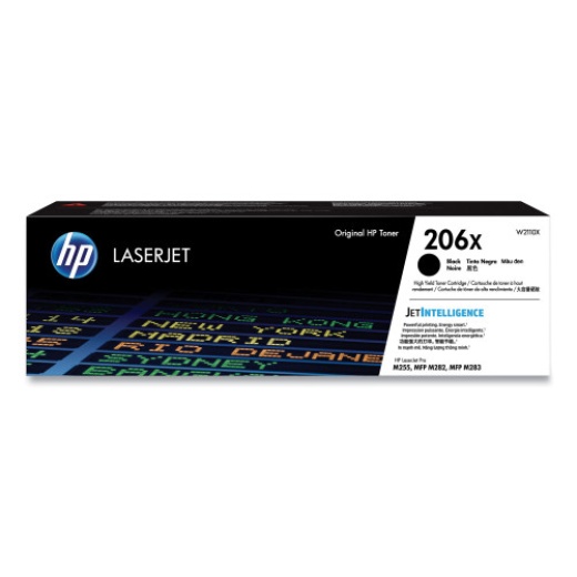 HP 206X High-Yield Black Original LaserJet Toner Cartridge
