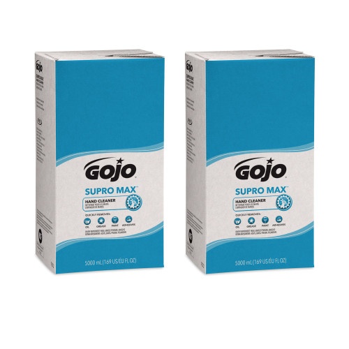 GOJO SUPRO MAX Hand Cleaner Refill, Floral Scent, 5,000 Ml, 2/Carton
