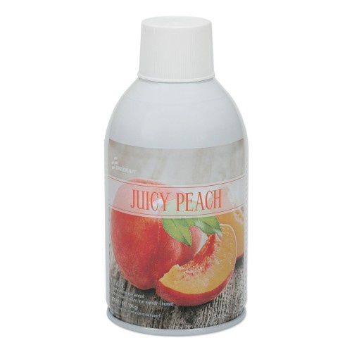 AbilityOne 684001 Zep Meter Mist Refills, Peach, 10 oz Aerosol Spray, 12/Box
