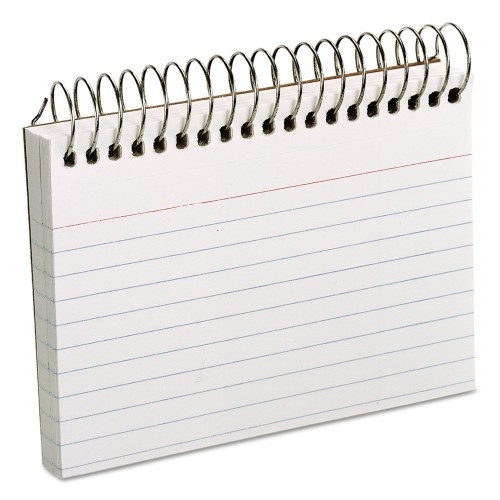Oxford Spiral Index Cards, Ruled, 3 x 5, White, 50/Pack