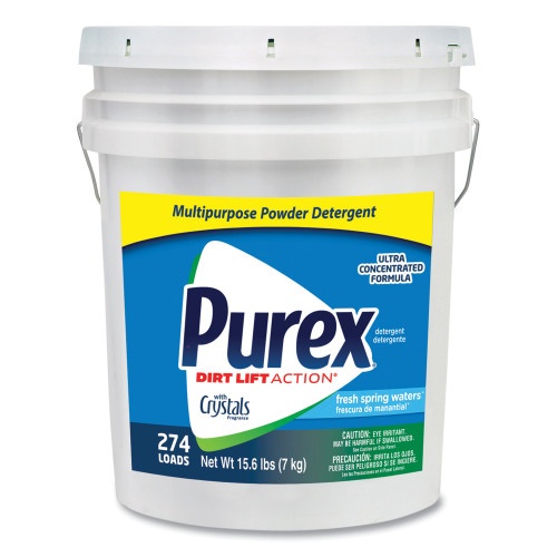Purex Dry Detergent, Fresh Spring Waters, Powder, 15.6 Lb. Pail