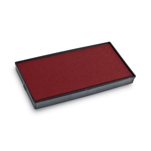 Replacement Ink Pad For 2000Plus 1Si20pgl, 1.63" X 0.25", Red