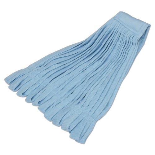 AbilityOne 792001 Skilcraft Microfiber Tube Mop Heads - Blue, 5.5" Headband