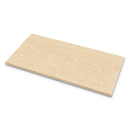 Fellowes Levado Laminate Table Top, 48 x 24, Maple - Sit-Stand Desk Converter