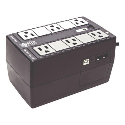Tripp Lite Internet Office Ultra-Compact Desktop Standby UPS, 6 Outlets, 350 VA, 380 J