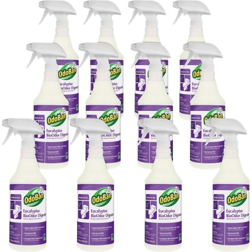 Odoban Eucalyptus Bioodor Digester Spray - Antibacterial Multipurpose Cleaner