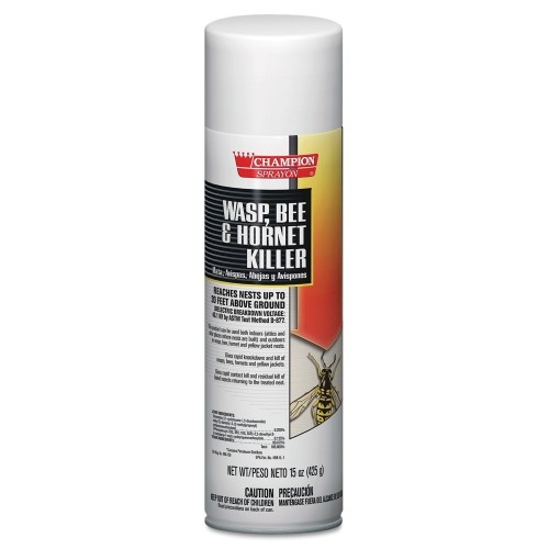 Chase Products Champion Sprayon Wasp, Bee and Hornet Killer, 15 Oz Aerosol Spray, 12/Carton