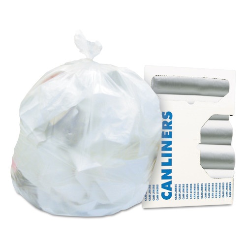 High-Density Waste Can Liners - 45 Gal, 16 Microns, 40" x 48"