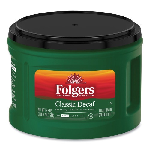 Folgers Classic Roast Decaffeinated Ground Coffee