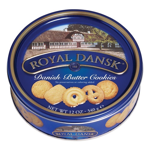 Royal Dansk Danish Butter Cookies - 12 Oz Tin