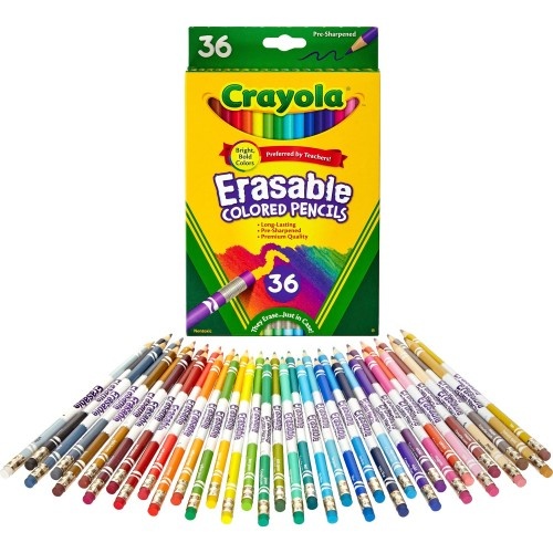 Crayola Erasable Colored Pencils - 36 Pack