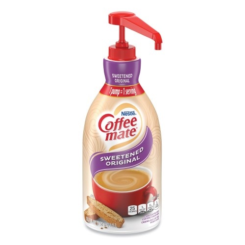 Coffee-Mate Liquid Coffee Creamer, Sweetened Original, 1500Ml Pump Dispenser
