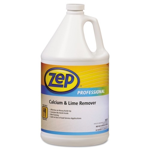 Zep Calcium and Lime Remover, Neutral, 1 Gal Bottle, 4/Carton