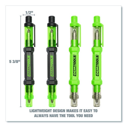 OEMTOOLS 6-Way Pen-Style Screw/Nut Driver - 4/Pack