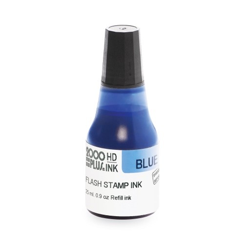 2000 Plus Pre-Ink High Definition Refill Ink, Blue, 0.9 Oz Bottle