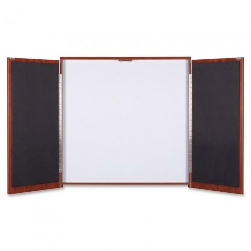 Lorell Dry-Erase Whiteboard Presentation Cabinet