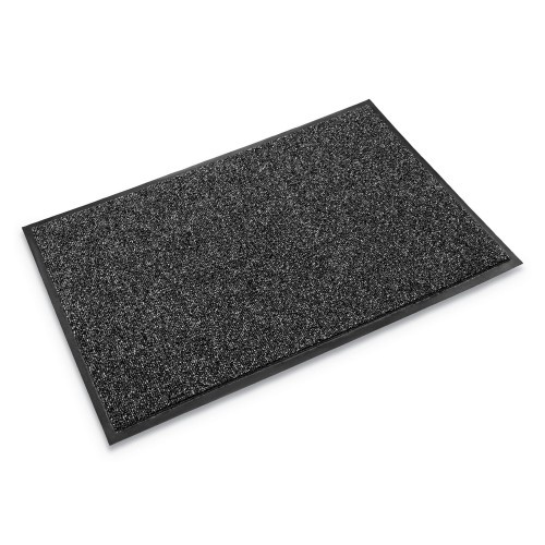 Crown Mats Cross-Over Indoor/Outdoor Wiper/Scraper Mat, 36 x 60, Gray