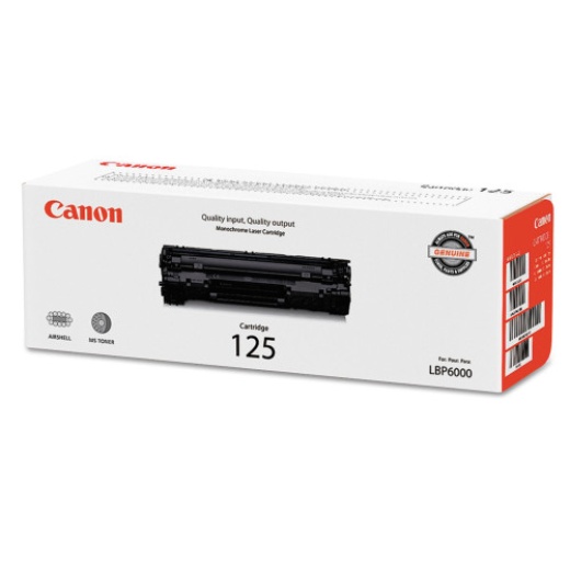 Canon (Crg-125) Toner, 1,600 Page-Yield, Black