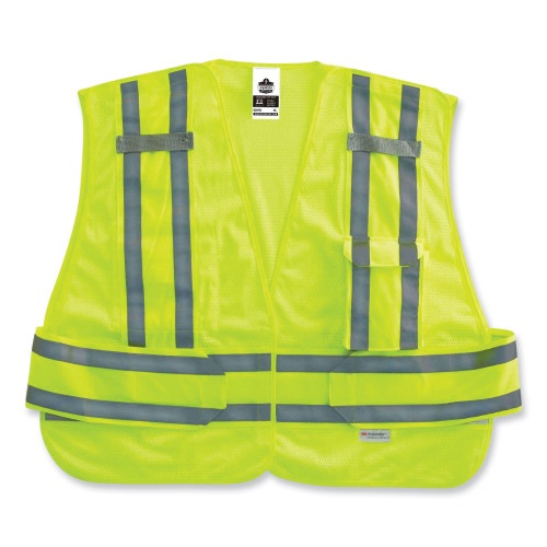Ergodyne Glowear 8244Psv Class 2 Expandable Public Safety Hook And Loop Vest