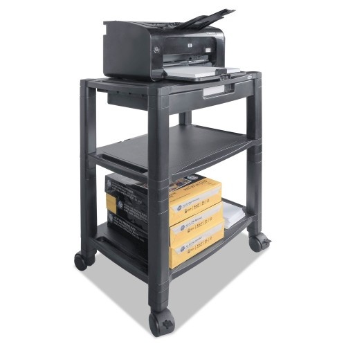 Kantek Height-Adjustable Deskside Printer Cart