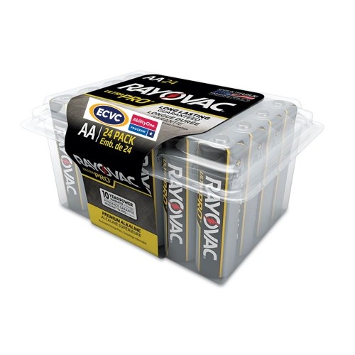 Abilityone 613500 Alkaline AA Batteries, 24/Pack