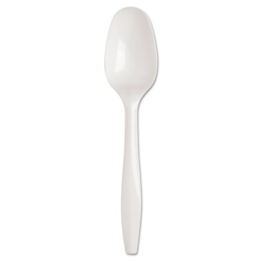 Dixie SmartStock Plastic Cutlery Refill Teaspoon, 5.5" Series-B Mediumweight, White, 40/Pack, 24 Packs/Carton