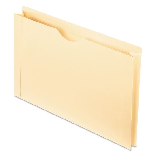 Pendaflex Manila Reinforced File Jackets, 2-Ply Straight Tab, Legal Size, 50/Box