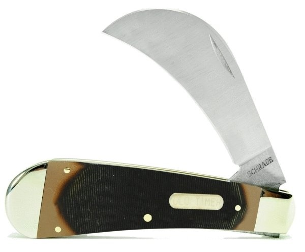 Schrade Old Timer 16Ot - Hawkbill Pruner Folding Pocket Knife