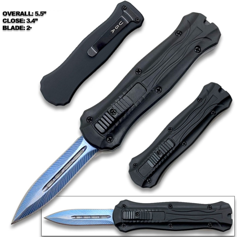 Small Otf Blue Etched 2" Blade