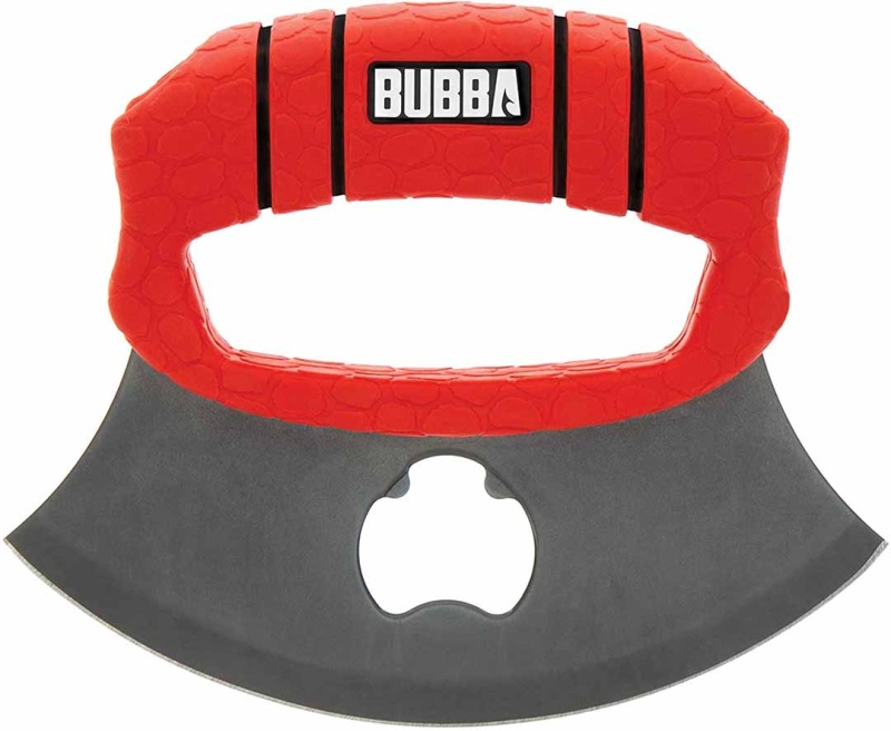 Bubba Ulu Knife With Non-Slip Grip Handle, Curved Blade