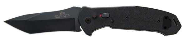 Bear & Son - Auto New Black G10 Handle 3.875 Inch Black Blade W/14C28n