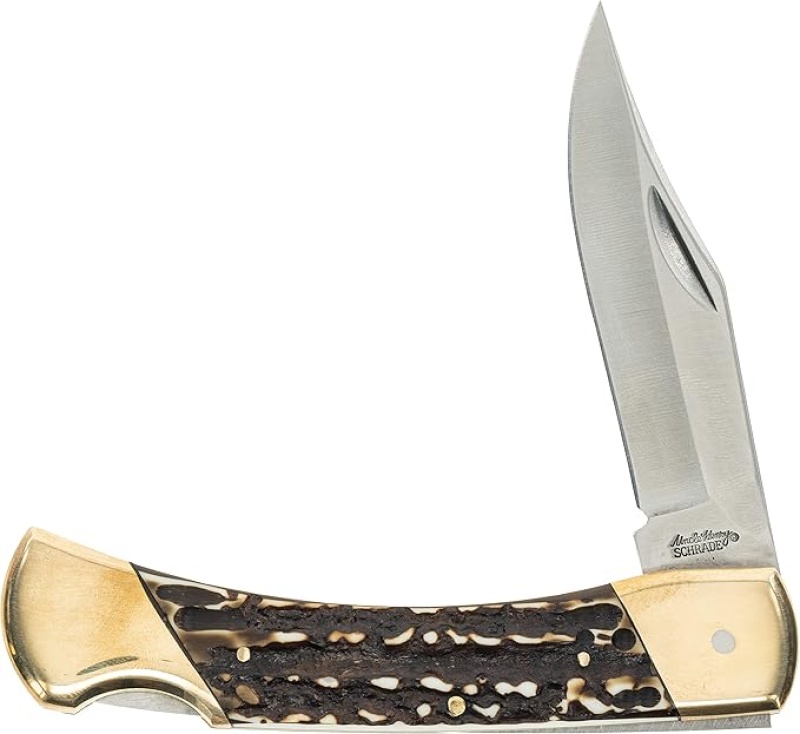 Uncle Henry Lb8 Next Gen Papa Bear Lockback Folding 3.7" Satin Clip Pt