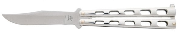 Bear & Son - 5 In. Butterfly Stainless Steel Handle / Bead Blade