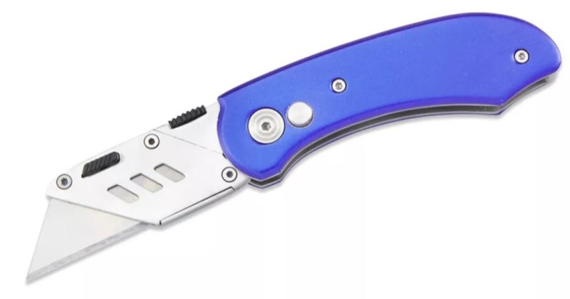 Compact Utility Knife Safely Folds To Fit In Your Pocket. W/Clip