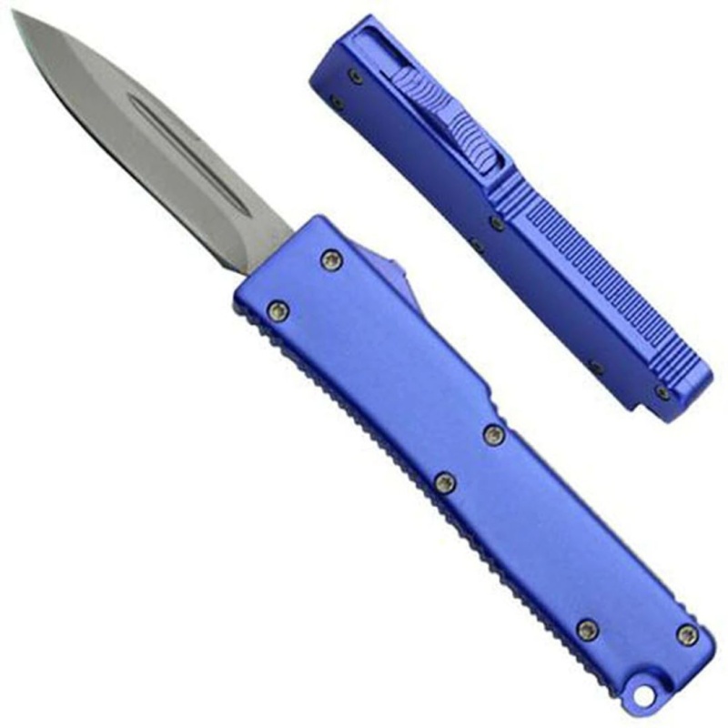 Dual Action Mini Otf Knife (Blue)