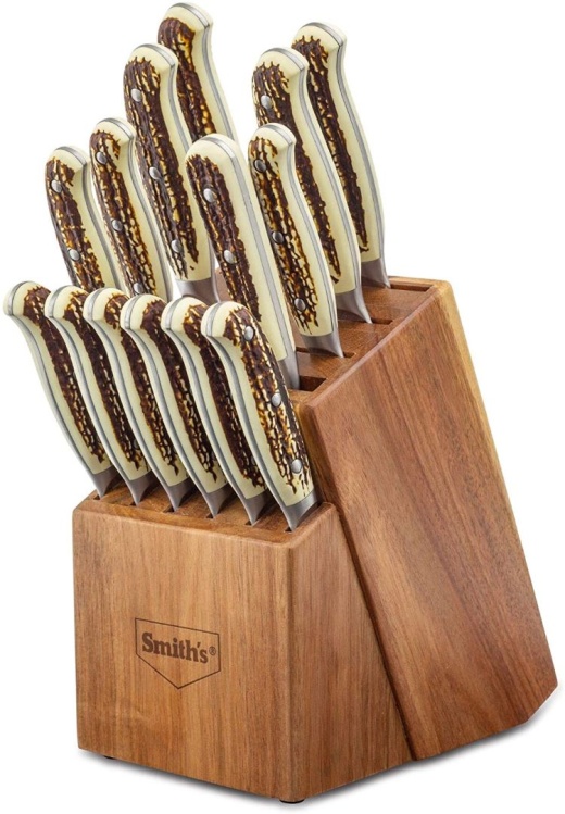 Cabin & Lodge Cutlery 15-Pcs Block Set