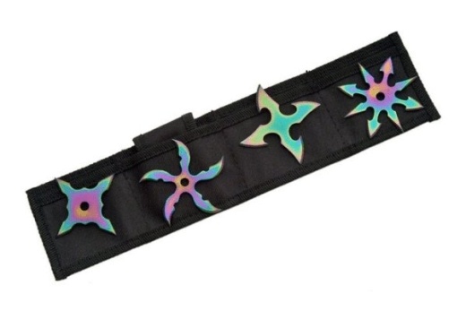 Rite Edge 210817-Rb - Rainbow Throwing Star Set
