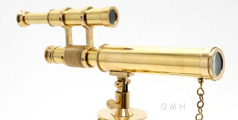 Brass Telescope With Stand-9 Inches Nautical Decor | Vintage Arts And Crafts For Classic Decoration