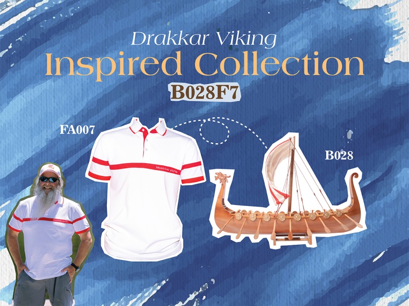 Drakkar Viking Combo: A Model And Polo Shirt Set
