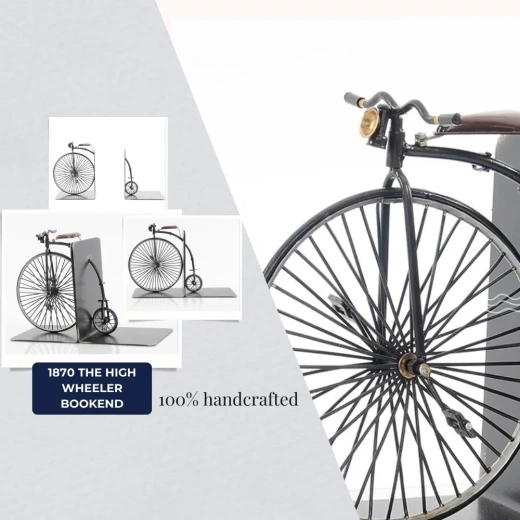 1870 The High Wheeler Bookend