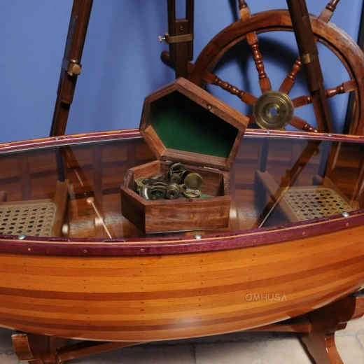 Nautical Sextant in Wood Box (Medium)