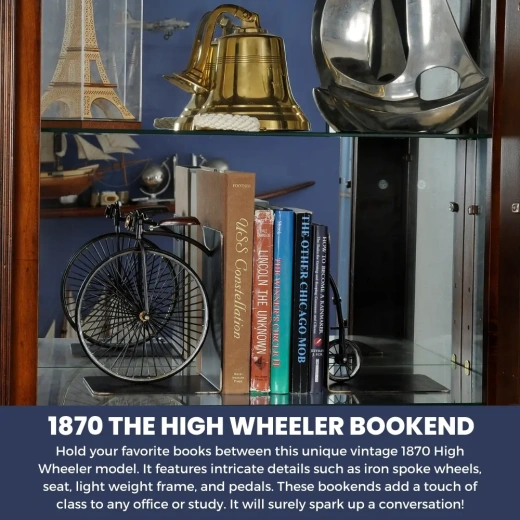 1870 The High Wheeler Bookend