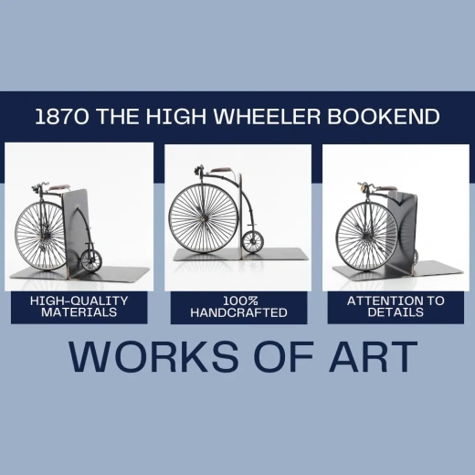 1870 The High Wheeler Bookend