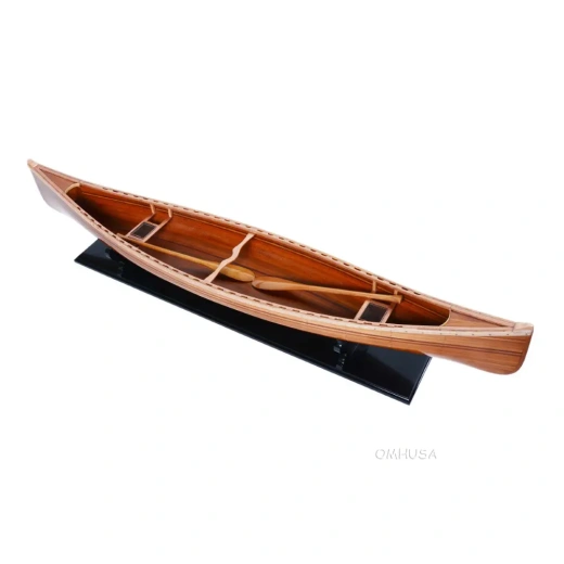 Canoe Model - A Masterpiece of Wooden Boat Craftsmanship